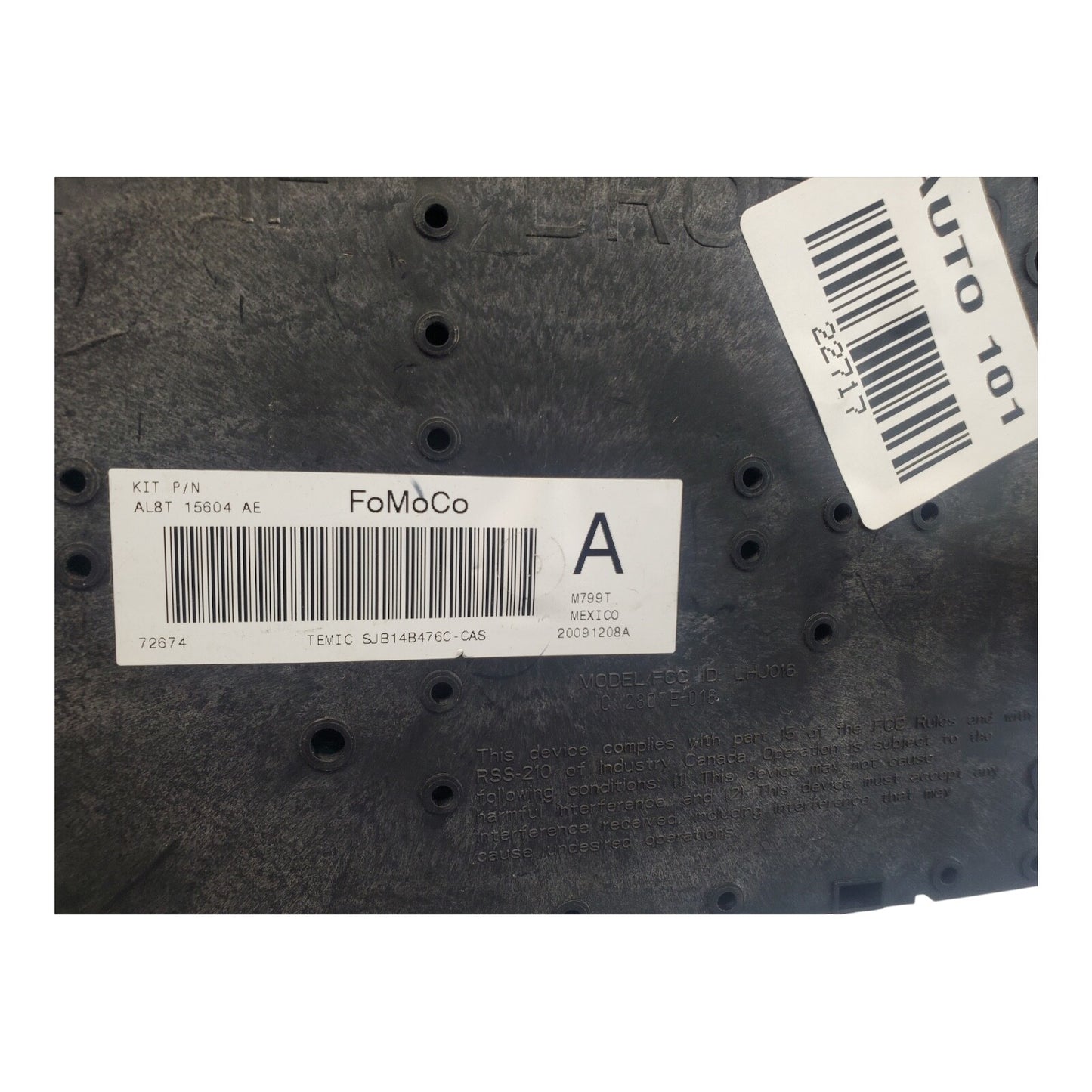 AL8T-15604-AE Ford 09-12 Escape Interior Relay Fuse Box  N40