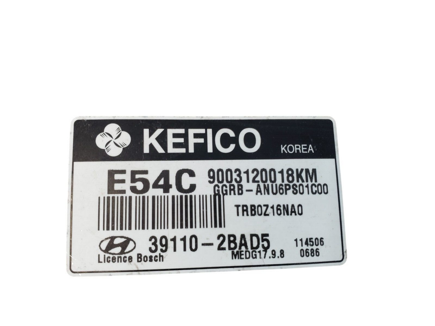 2012-2014 Hyundai Accent Engine Computer Ecu Pcm Ecm Pcu Oem 39110-2bad5 