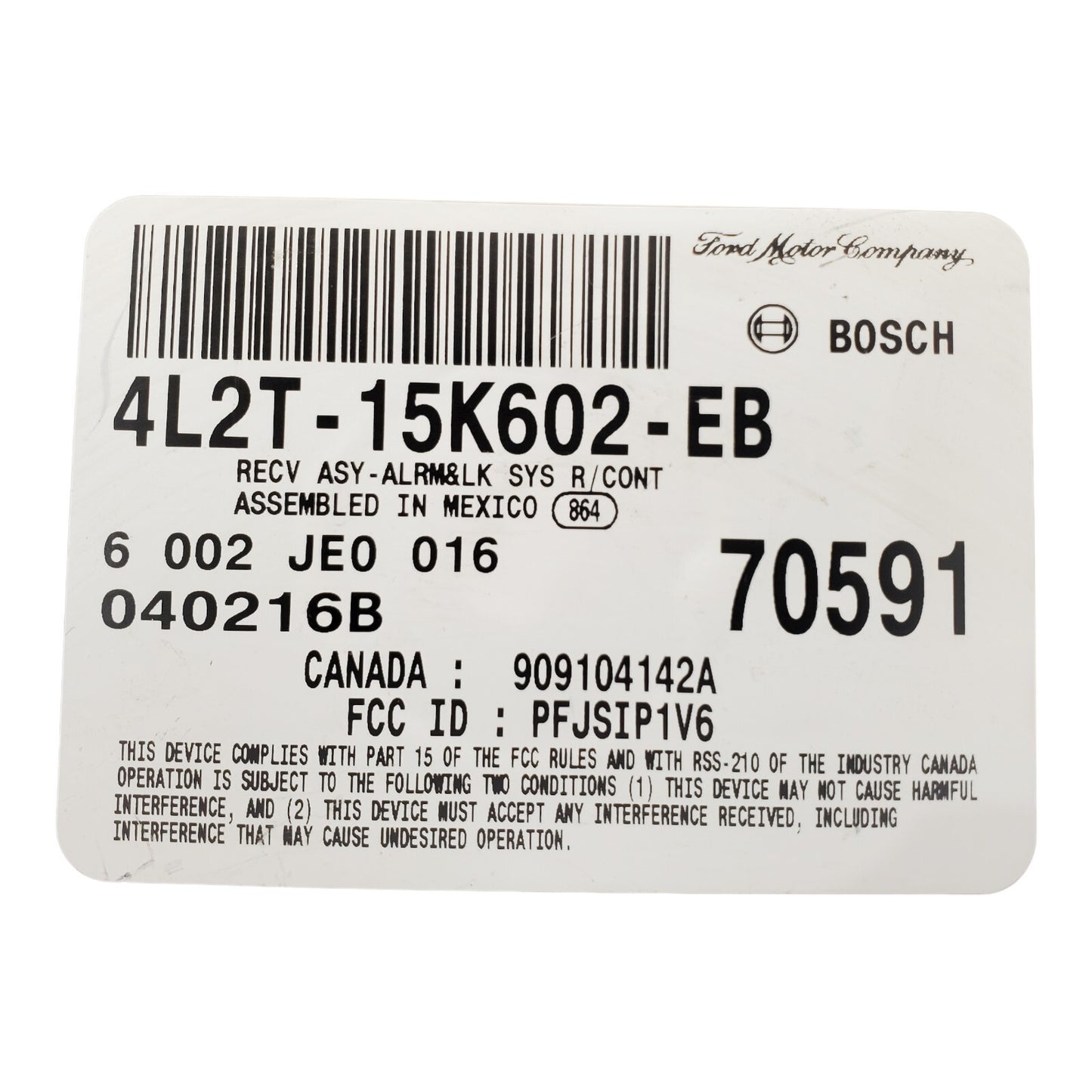 ✅ 02-04 FORD EXPLORER Anti-theft Keyless Entry Module 4L2T-15K602-EB