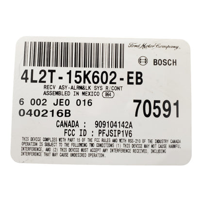 ✅ 02-04 FORD EXPLORER Anti-theft Keyless Entry Module 4L2T-15K602-EB