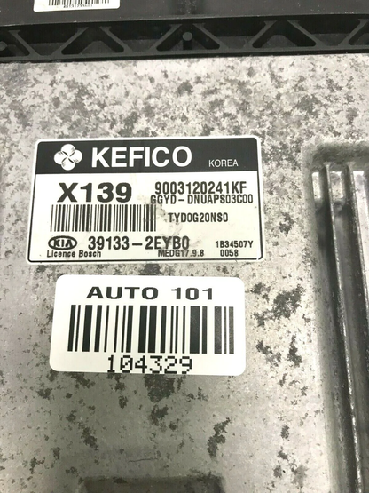 14 Kia Forte Engine Control Module ECM Computer 39133-2EYB0