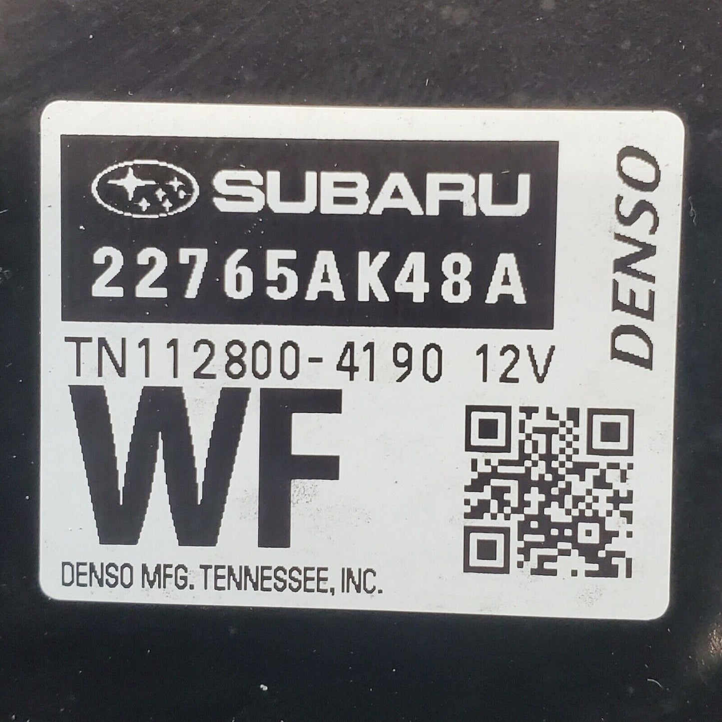2017 SUBARU OUTBACK COMPUTER BRAIN ENGINE CONTROL ECU ECM MODULE 22765AK48A OEM