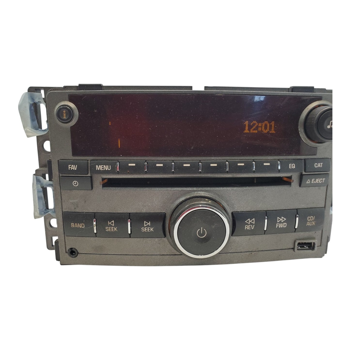 "GM796" UNLOCKED 07 08 09 Saturn Aura Radio CD Player Mechanism OEM 25968660