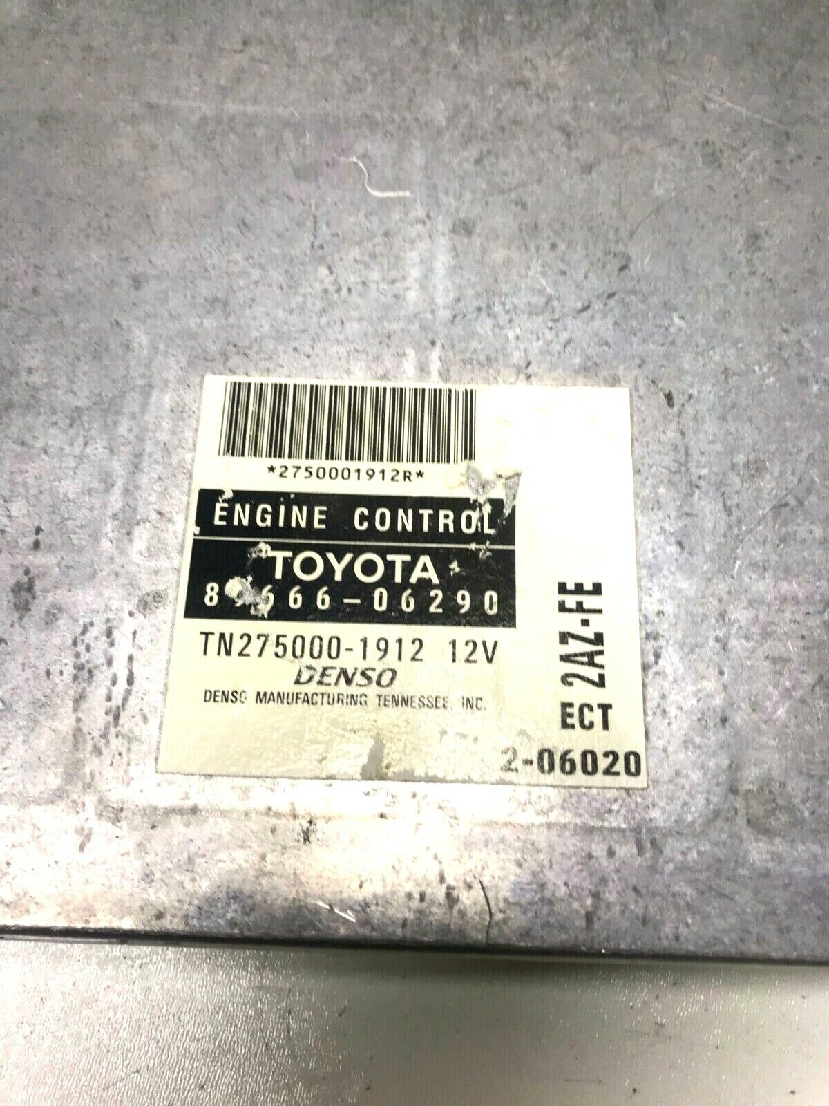 ✅ 02-03 Toyota Solara 4 cyl Cpe Engine Control Unit ECU 89666-06290 Module