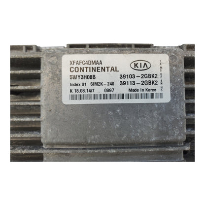 ENGINE COMPUTER KIA SORENTO 2014 2015 39103-2GBK2 39113-2GBK2 2.4L PCM ECM OEM