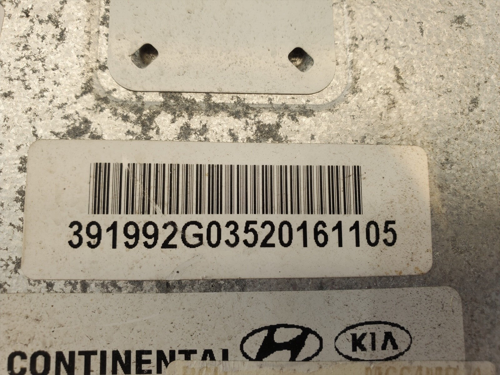 2017 Kia Forte ECM Engine Computer 39199-2G035