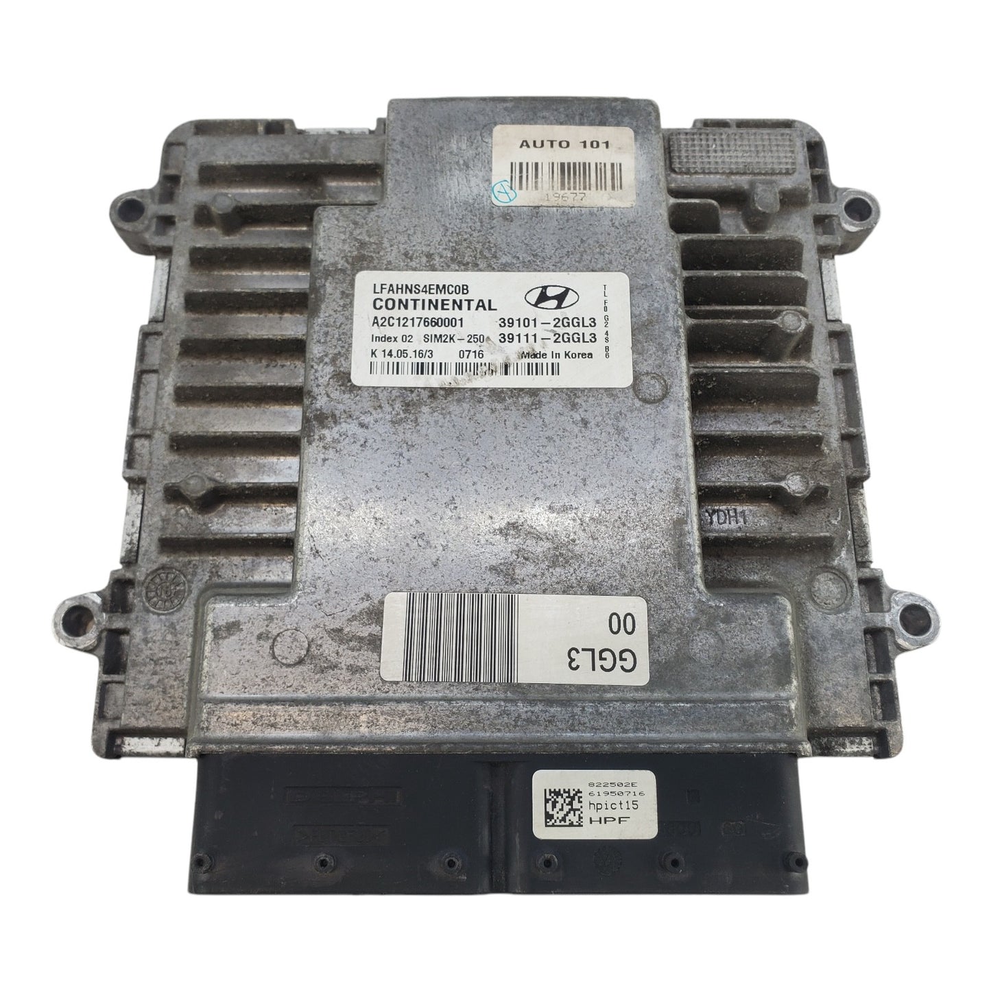 ENGINE COMPUTER HYUNDAI SONATA 2015 2016 2017 39101-2GGL3 39111-2GGL3 2.4L OEM