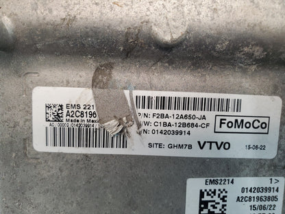15-17 FORD FIESTA OEM ENGINE COMPUTER ECU PCM F2BA-12A650-JA