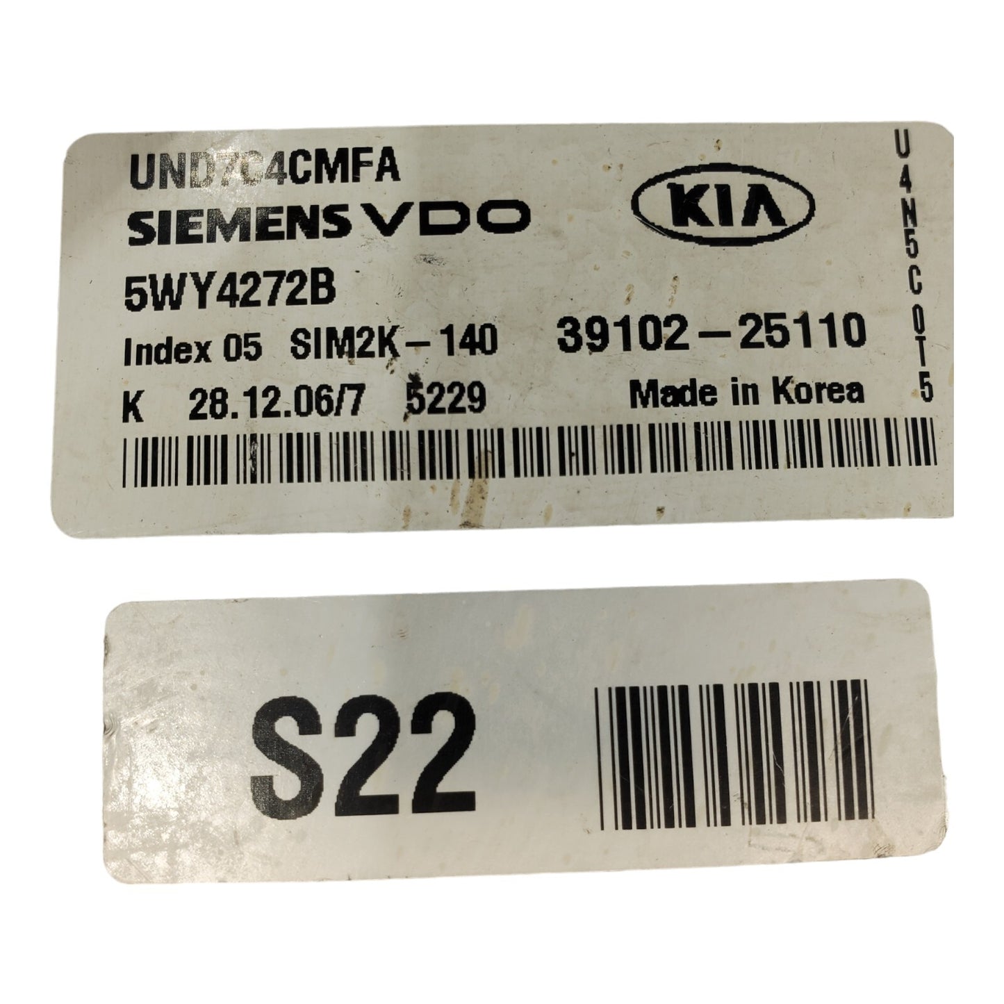 ✅07 08 Kia Rondo 2.4L Engine Computer Module ECU PCM ECM Brain 102K 39102-25110