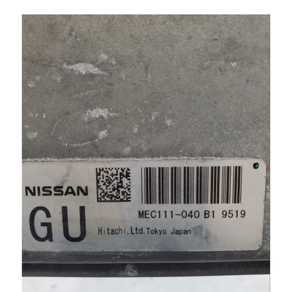 ✅2009 09 Nissan Rogue MEC111-040 B1 Computer Engine Control ECU ECM EBX Module