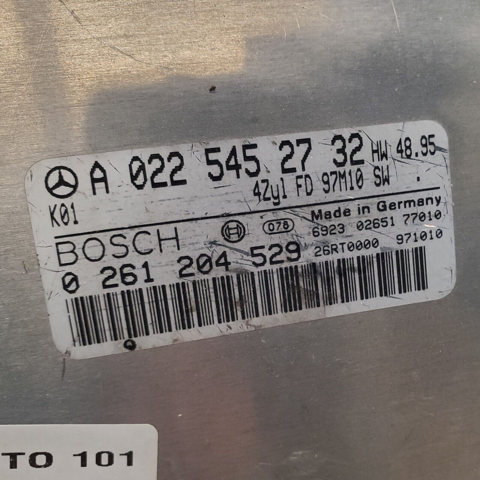 Engine ECM Control Module Fits 98 MERCEDES C-CLASS A 022 545 27 32 A0225452732