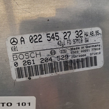 Engine ECM Control Module Fits 98 MERCEDES C-CLASS A 022 545 27 32 A0225452732