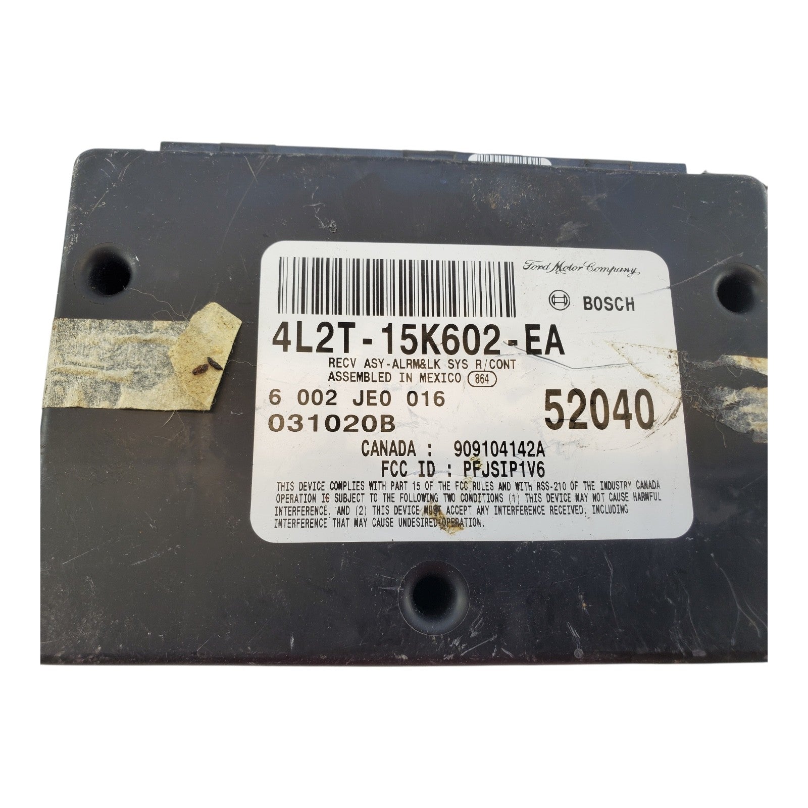 04-05 Lincoln Aviator Keyless Entry Module 4L2T-15K602-EA