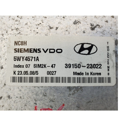 07 - 10 Hyundai Elantra 2.0L ECM Engine Control Module 39150-23022