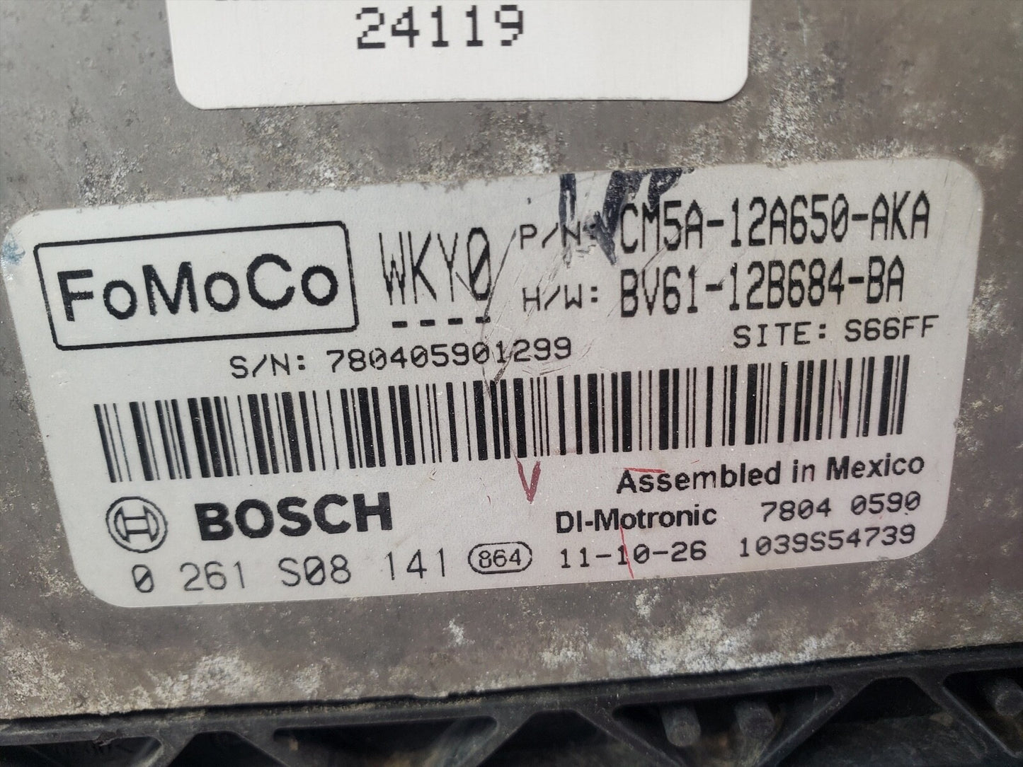 2012-2014 Ford Focus Engine Computer Ecu Pcm Ecm Pcu Oem Cm5a-12a650-aka VNB5P