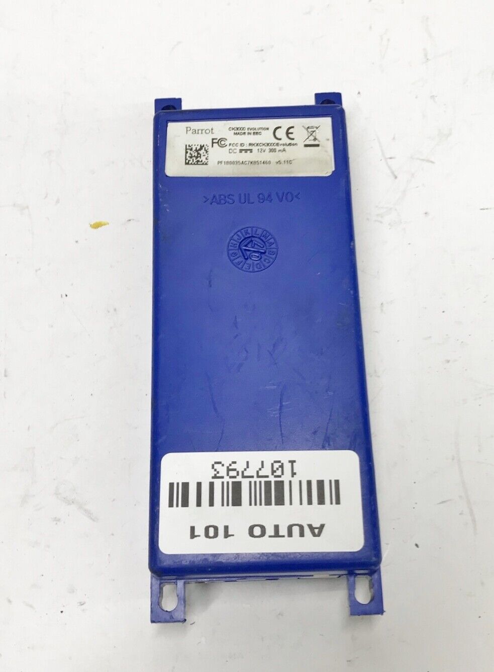 Control Module # RKXCK3000 Evolution CK3000 # Parrot Hands Free
