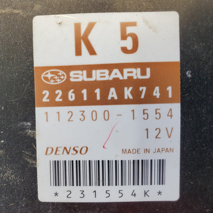ENGINE COMPUTER SUBARU FORESTER 2006 22611AK741 2.5L PCM ECM ECU X2-763