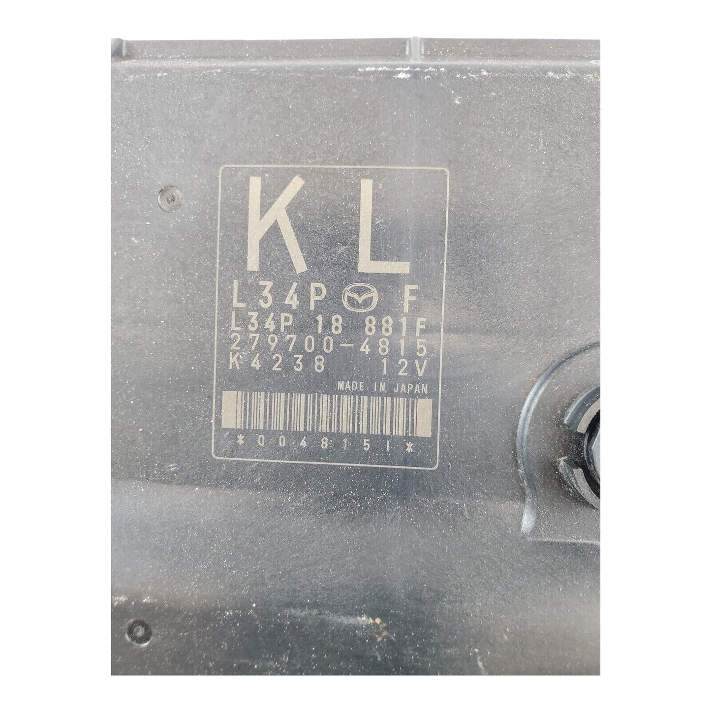 07-09 MAZDA 3 2.3L Engine Control Module ECM L34P 18 881F L34P18881F