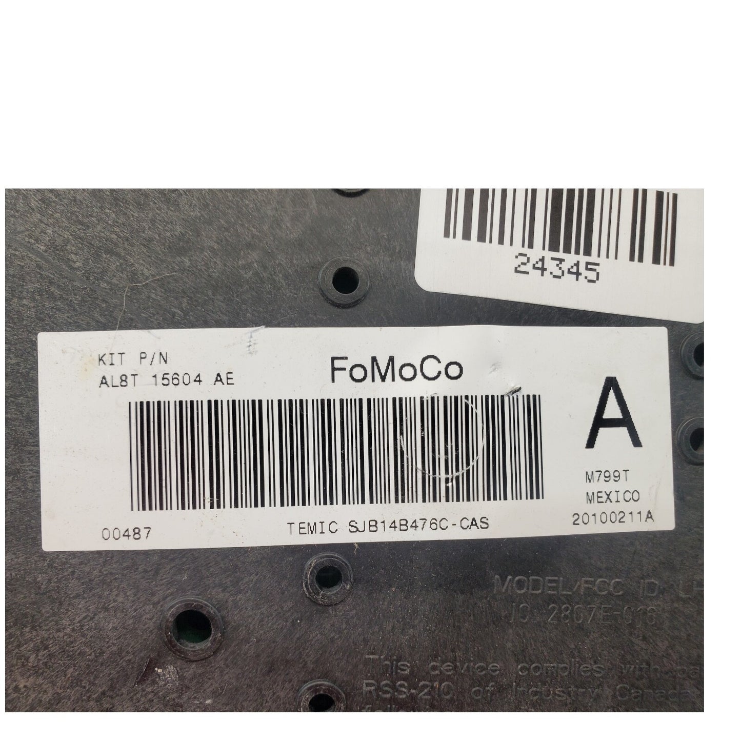 2009 - 2012 Ford Escape Fuse Box Relay Control Module Unit AL8T 15604 AE OEM