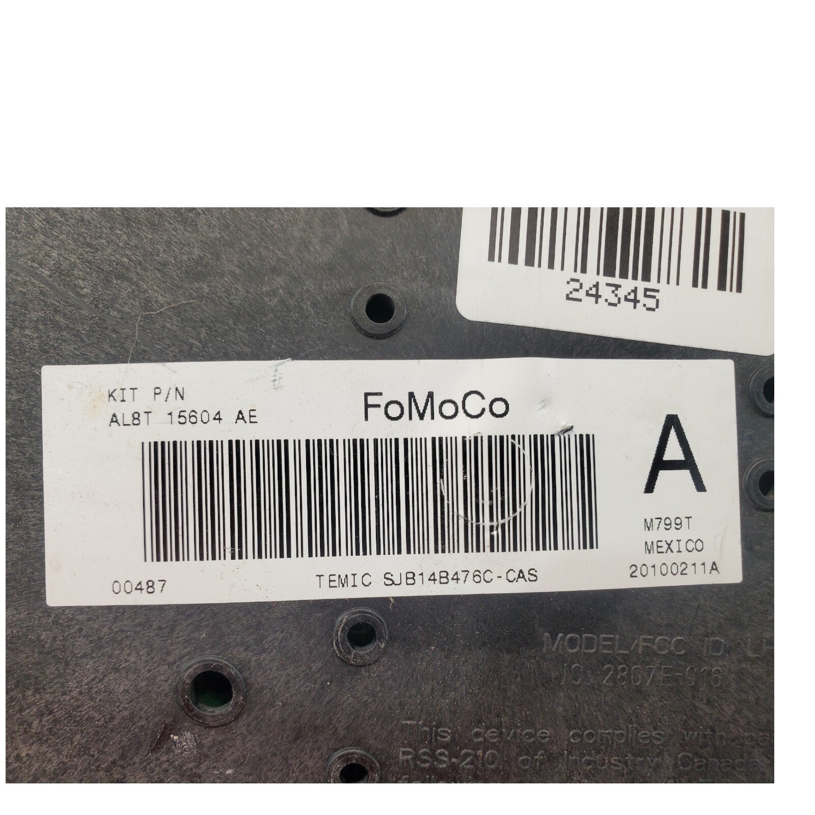 2009 - 2012 Ford Escape Fuse Box Relay Control Module Unit AL8T 15604 AE OEM
