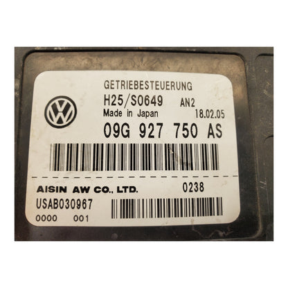 05-06 Volkswagen Jetta Transmission Computer Control Module TCM 09G927750AS OEM