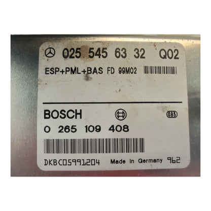 00-02 MERCEDES E320 ABS CONTROL COMPUTER MODULE 0255456332 