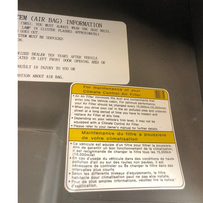 01-06 Hyundai Elantra Glove Box Assembly Gray 84511-2D000 OEM