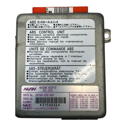 98 Honda Prelude ABS CONTROL MODULE 39790-S30-A01 OEM