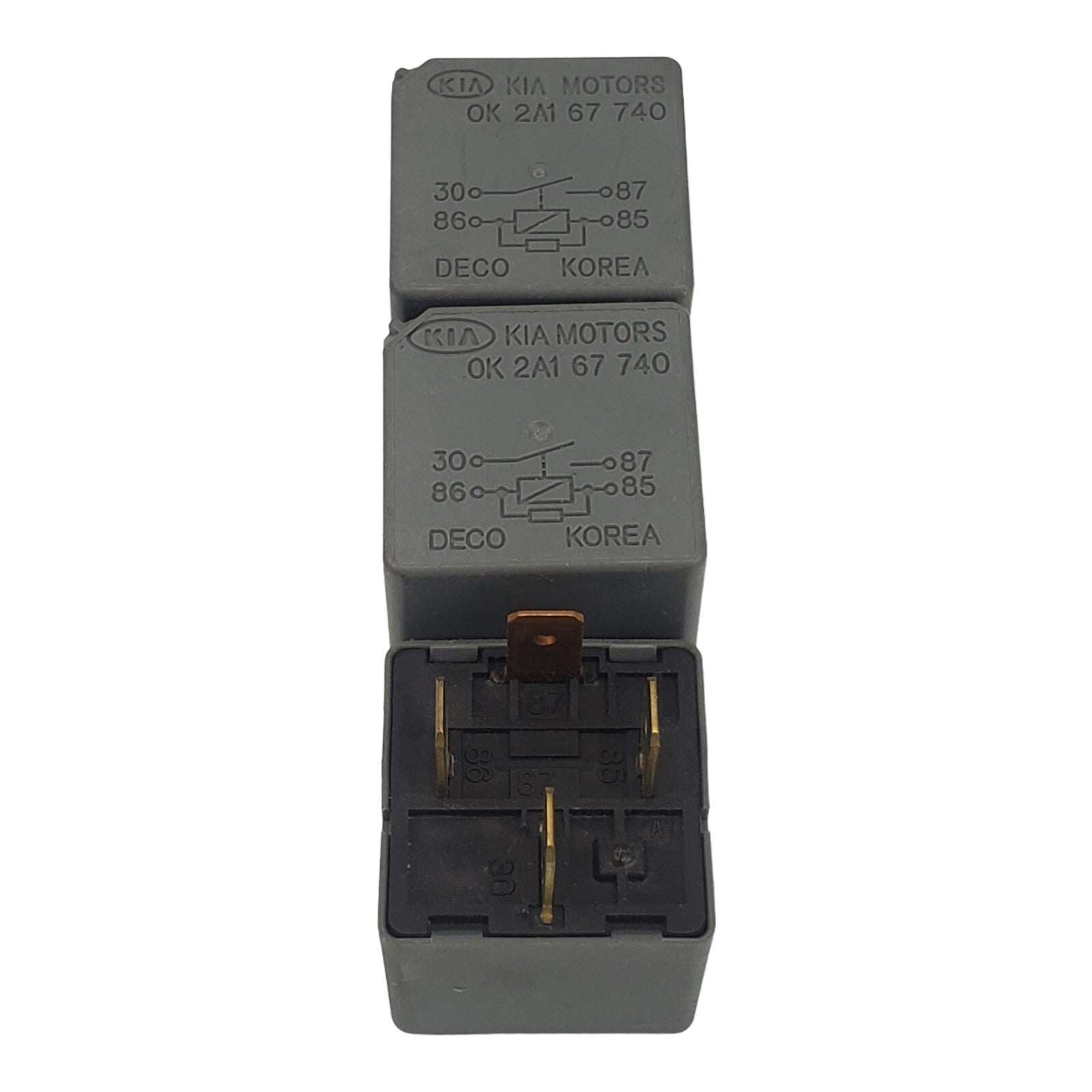 ✅ LOT OF 3 DECO KIA 4 PIN Relay 0K 2A1 67 740 OEM