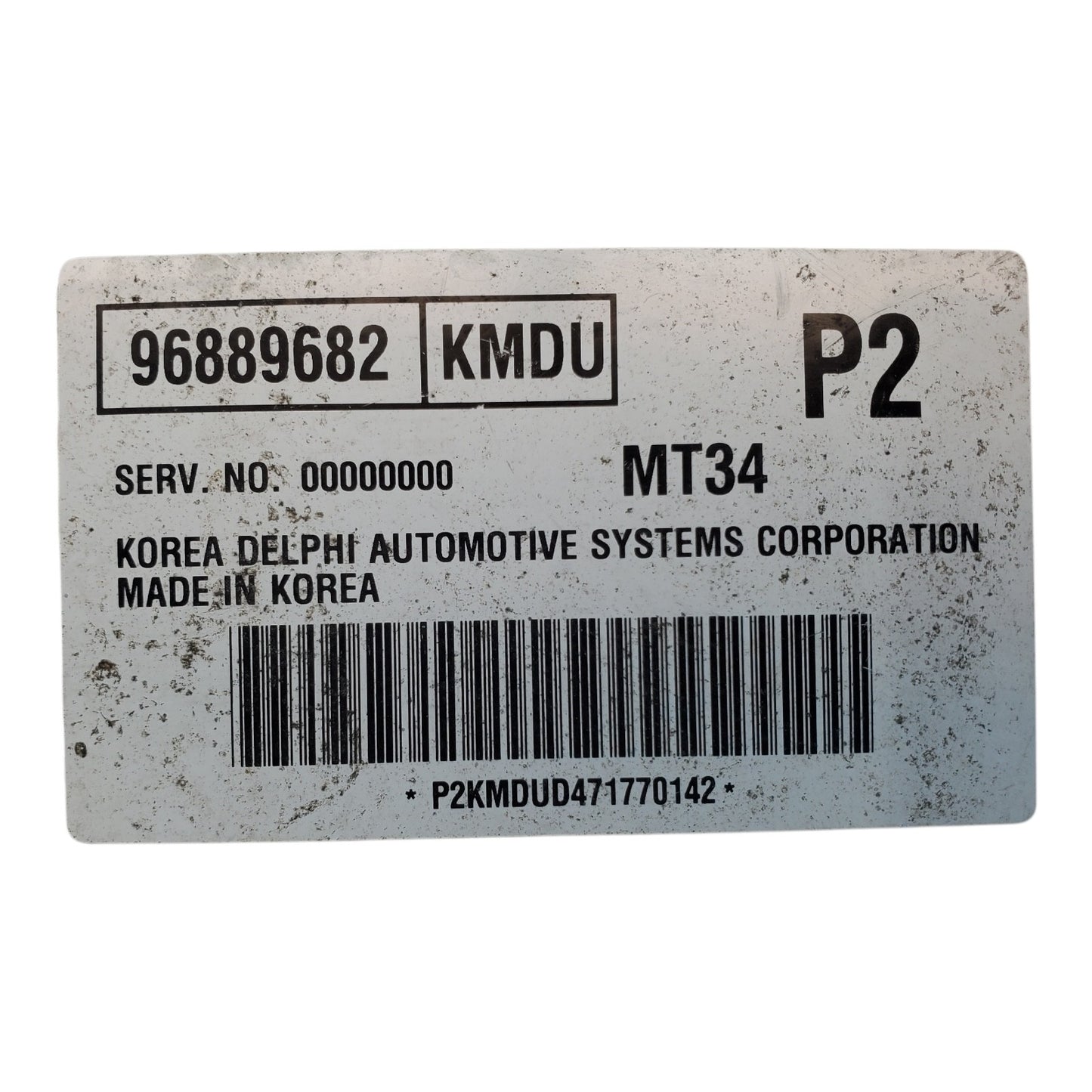 08 Aveo ECM ECU wiring connectors plugs 96889682 KMDU