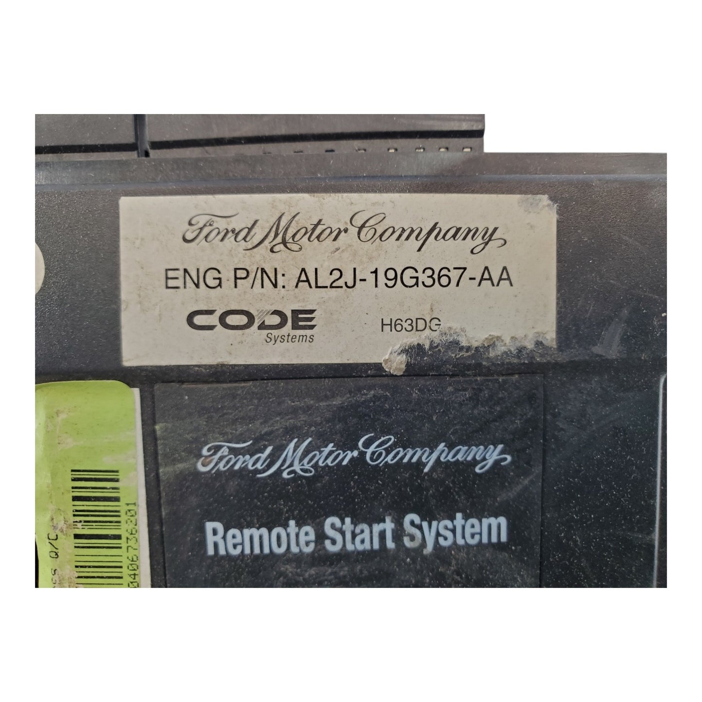 FORD FOCUS REMOTE START SYSTEM AL2J-19G367-AA AL2J19G367AA oem FREE SHIP !!!!