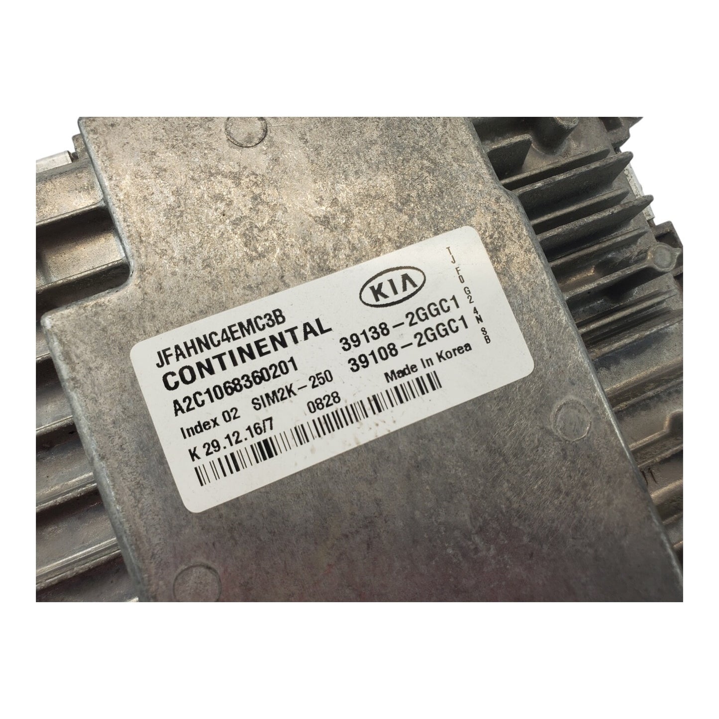 16-18 Kia Optima 2.4 Engine Control Module Unit ECM ECU OEM 39138-2GGC1