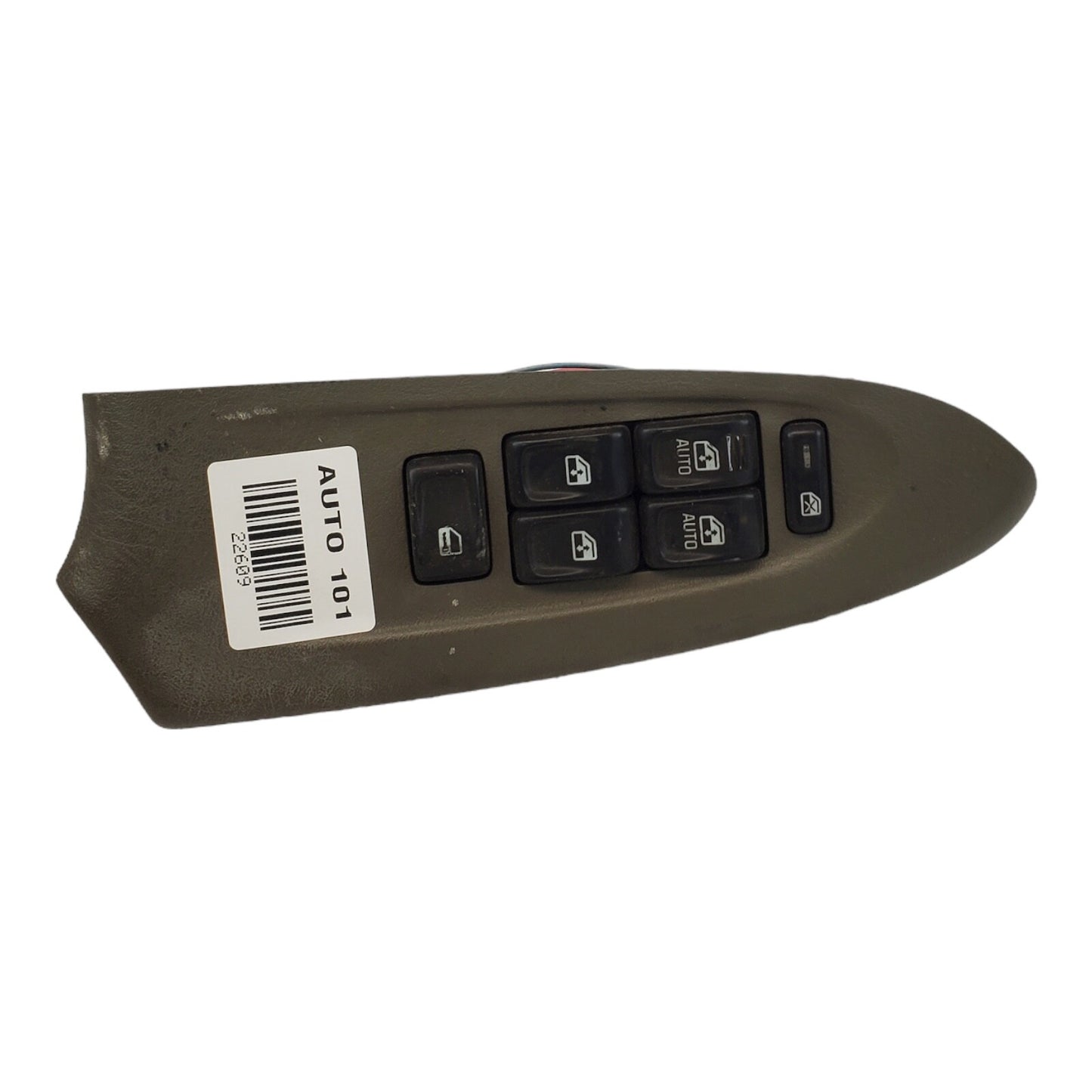 02-05 Envoy Trailblazer Master Driver Window Switch Grey Gray Bezel OEM 15204658