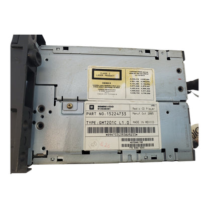 05-07 CHEVROLET UPLANDER AM/FM RADIO DISC CD PLAYER 15224733 OEM