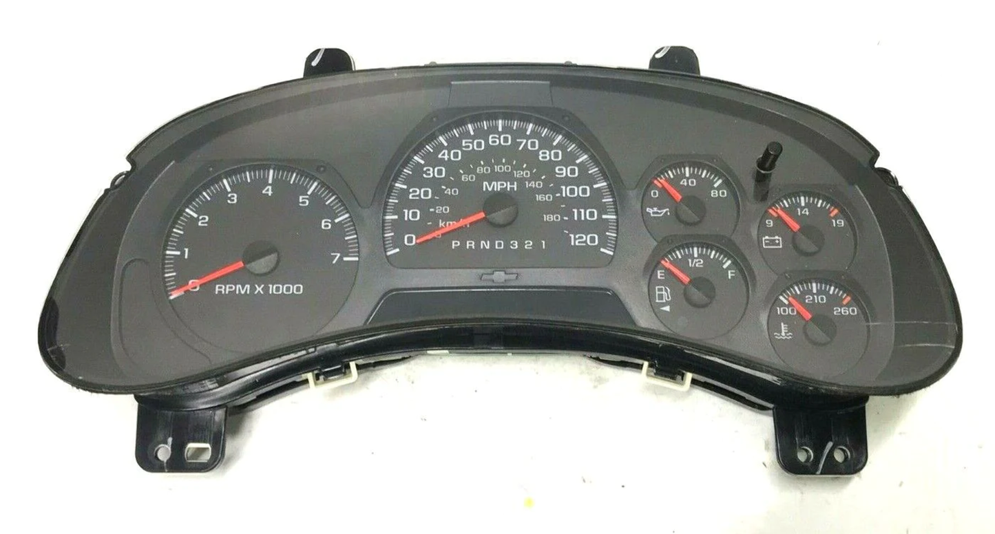 TESTED 06-09 GM Trailblazer Speedometer Instrument Gauge Cluster 15945377 260K