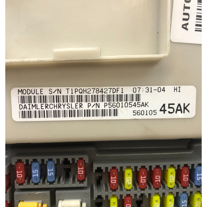 ✅05 Jeep Liberty Body Control Module Fuse Box 56010545AK
