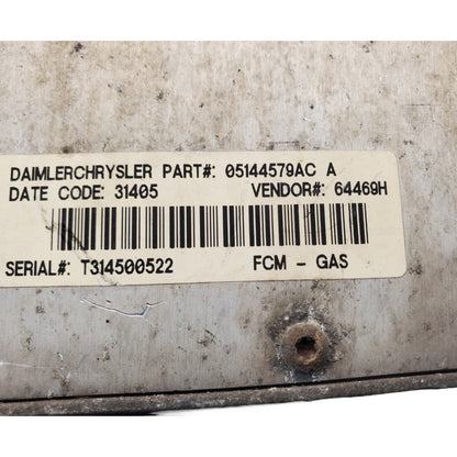 OEM 2001-2007 Dodge Caravan  AT Fuse Box Relay Unit 05144507AE & 05144579AC