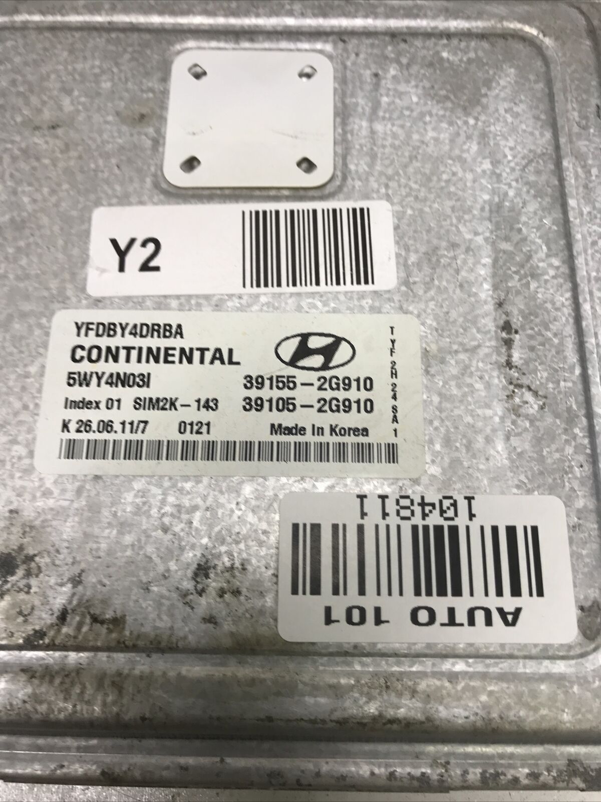 2011-2015 Hyundai Sonata Engine Computer ECM ECU PCM OEM 39155-2G910