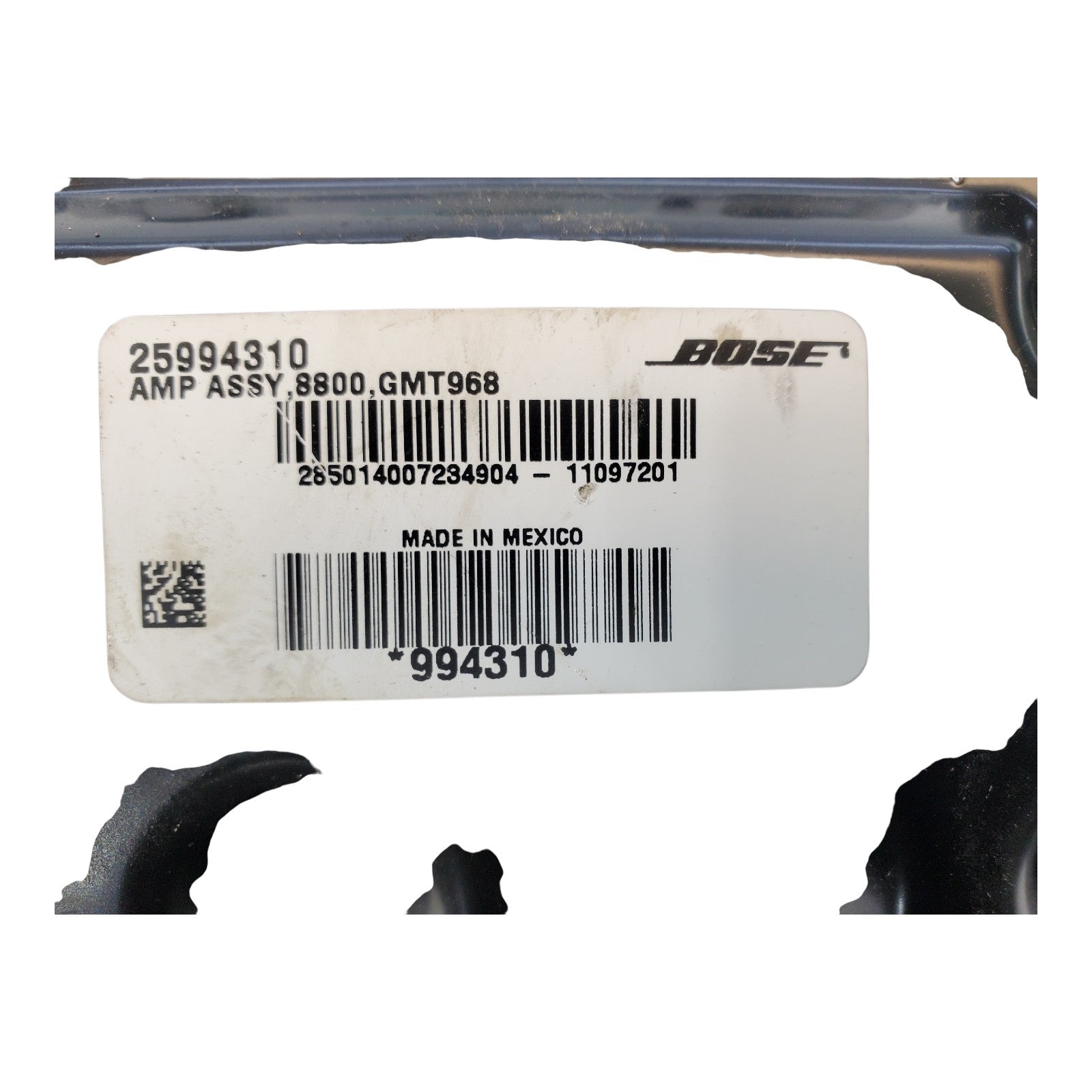 10-16 GMC Acadia Chevy Traverse Bose Amplifier Amp Radio Audio Stereo 25994310 A