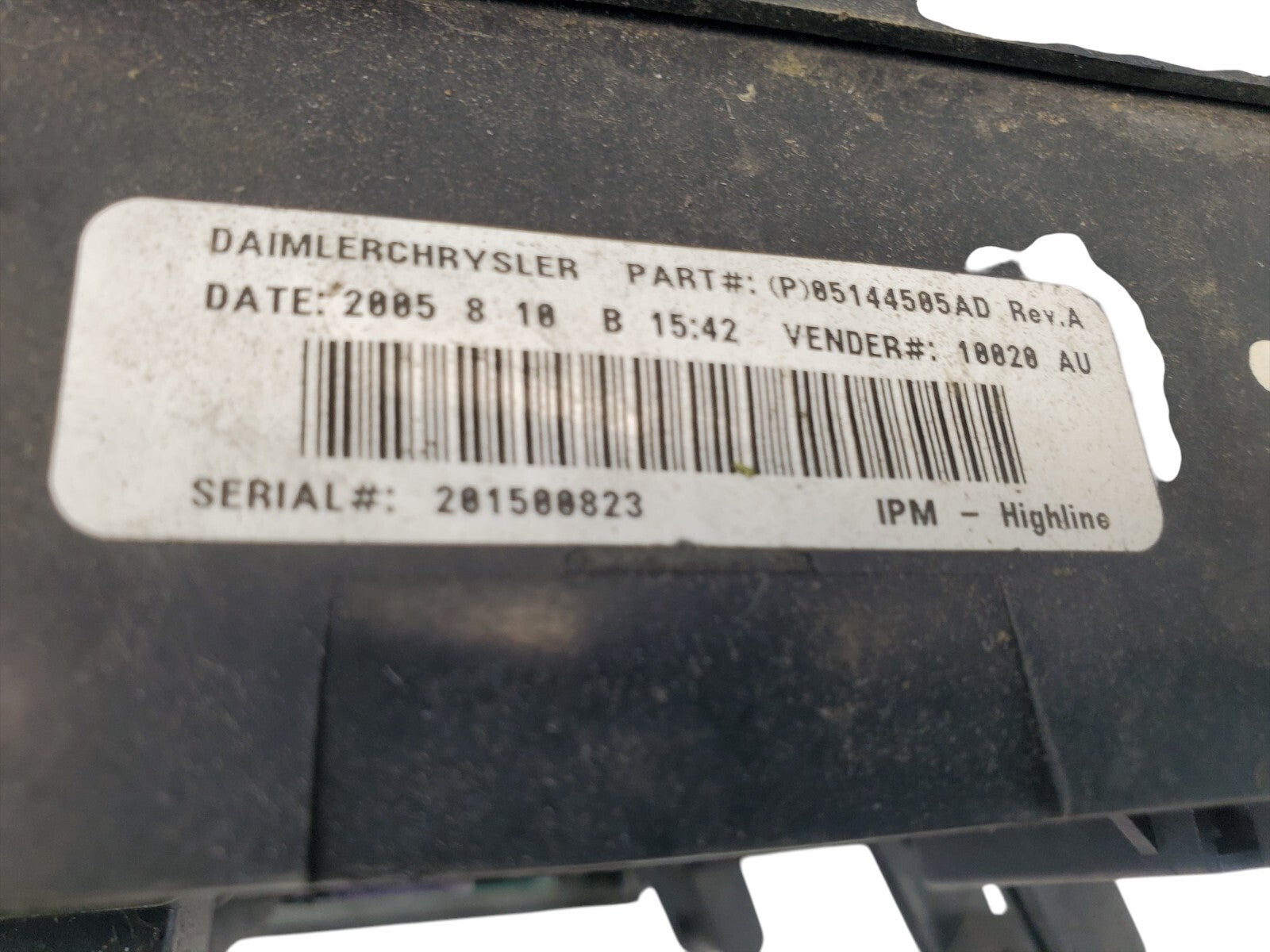 ✅ 2005 - 2007 Caravan Town & Country Fuse Box Relay Control Module 05144505AD