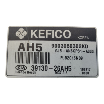 Kia Rio 2010-2011 1.6L Engine Control Module ECM 39130-26AH5