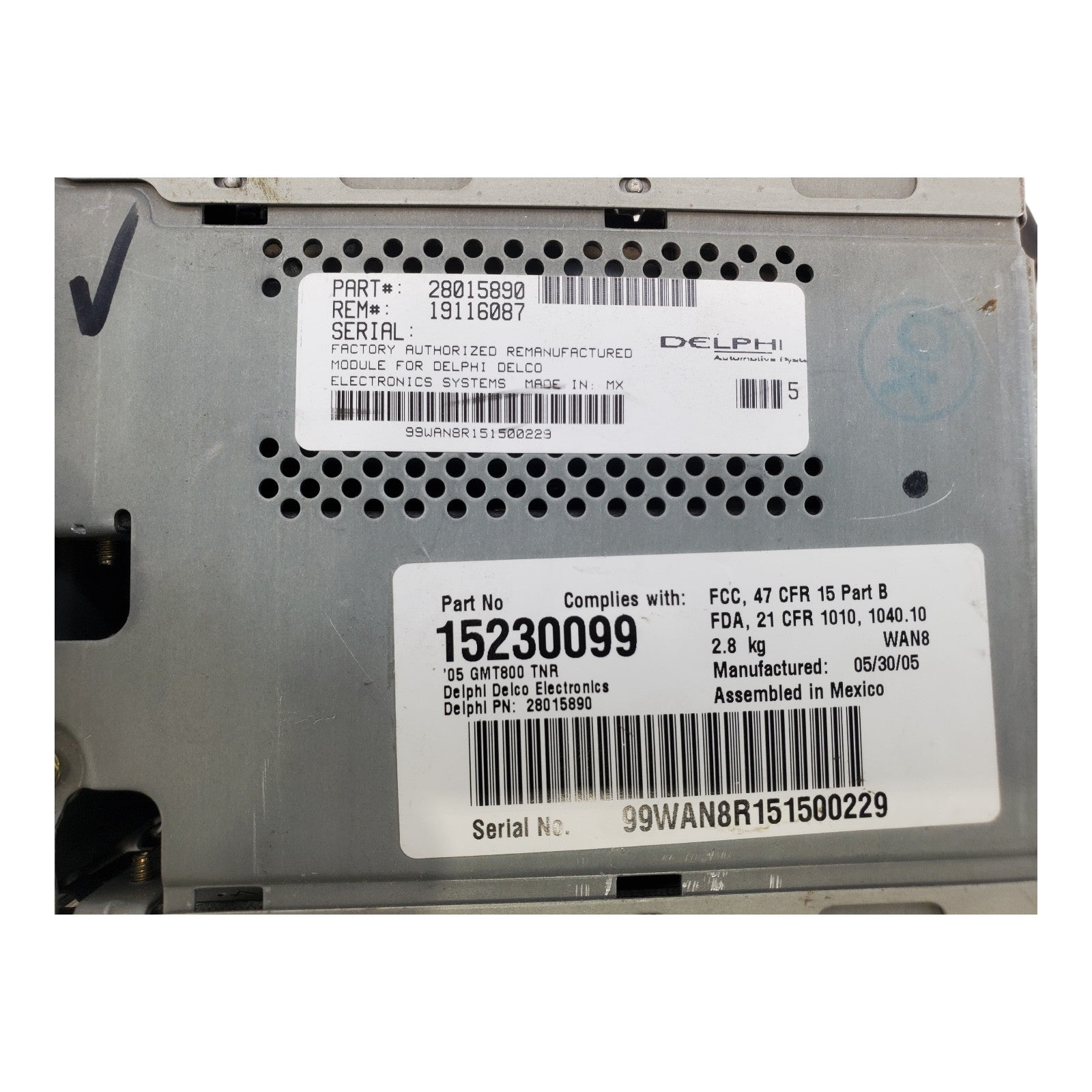 unlock 03 04 05 06 Cadillac Escalade GMC Yukon Navigation Radio CD GPS 15230099