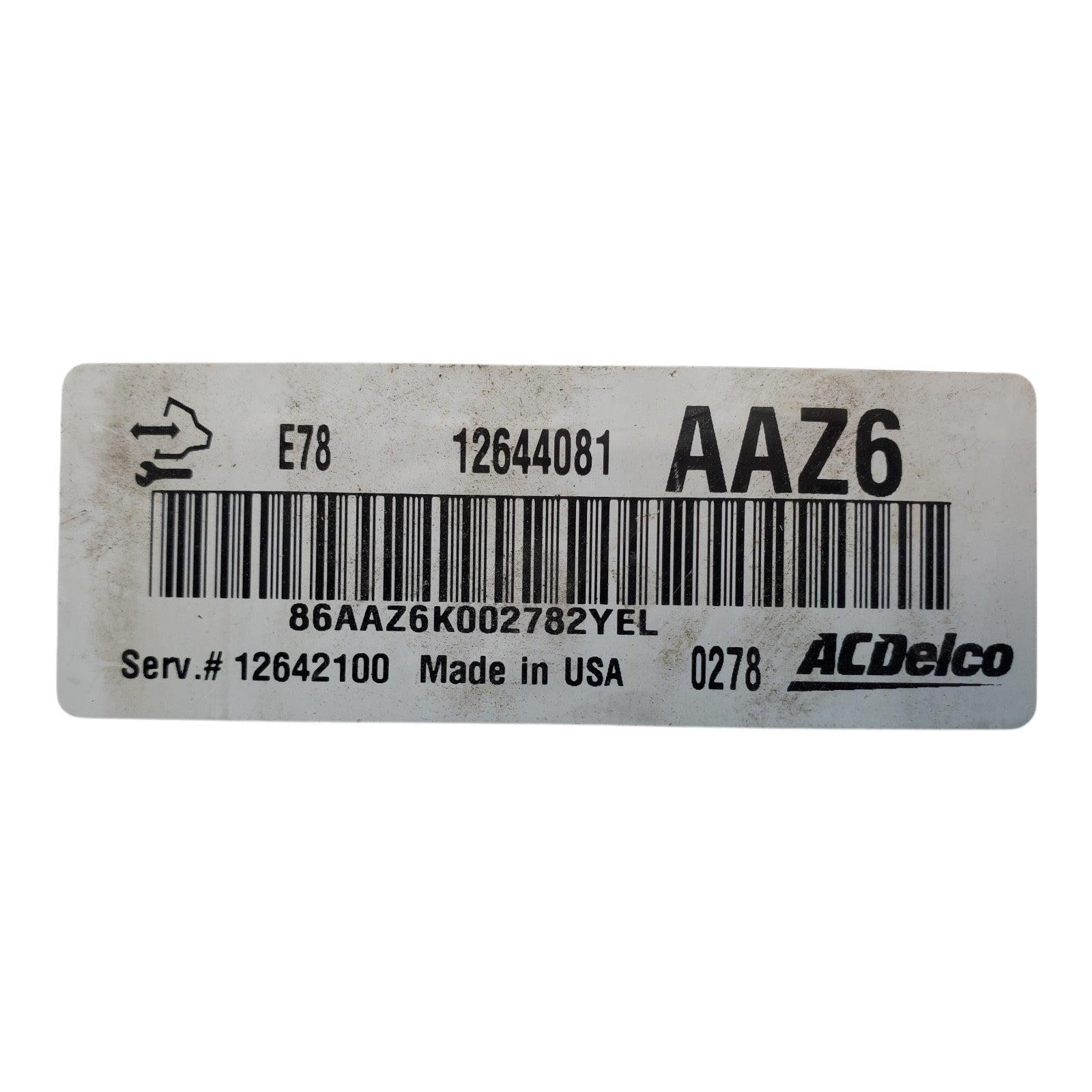 2011 Chevrolet Cruze 1.4L ECM Engine Computer Control Module PCM 12644081 AAZ6