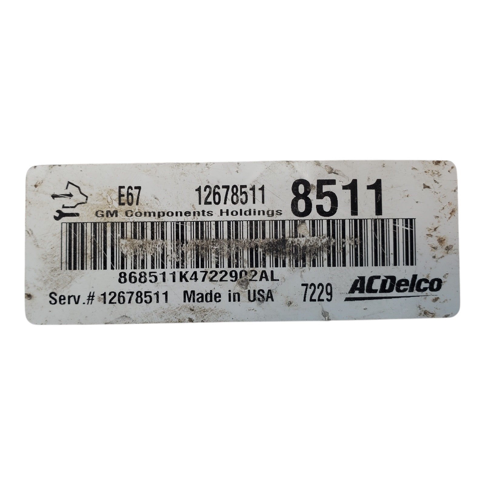 2008 BUICK ENCLAVE Engine COMPUTER 3.6L CHECK ID FOR MATCH. -  OEM: 12678511