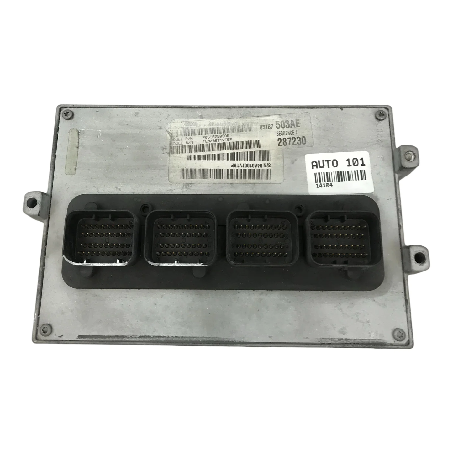 08 Aspen Durango 4.7L V8 4x4 Engine Computer 05187503AE