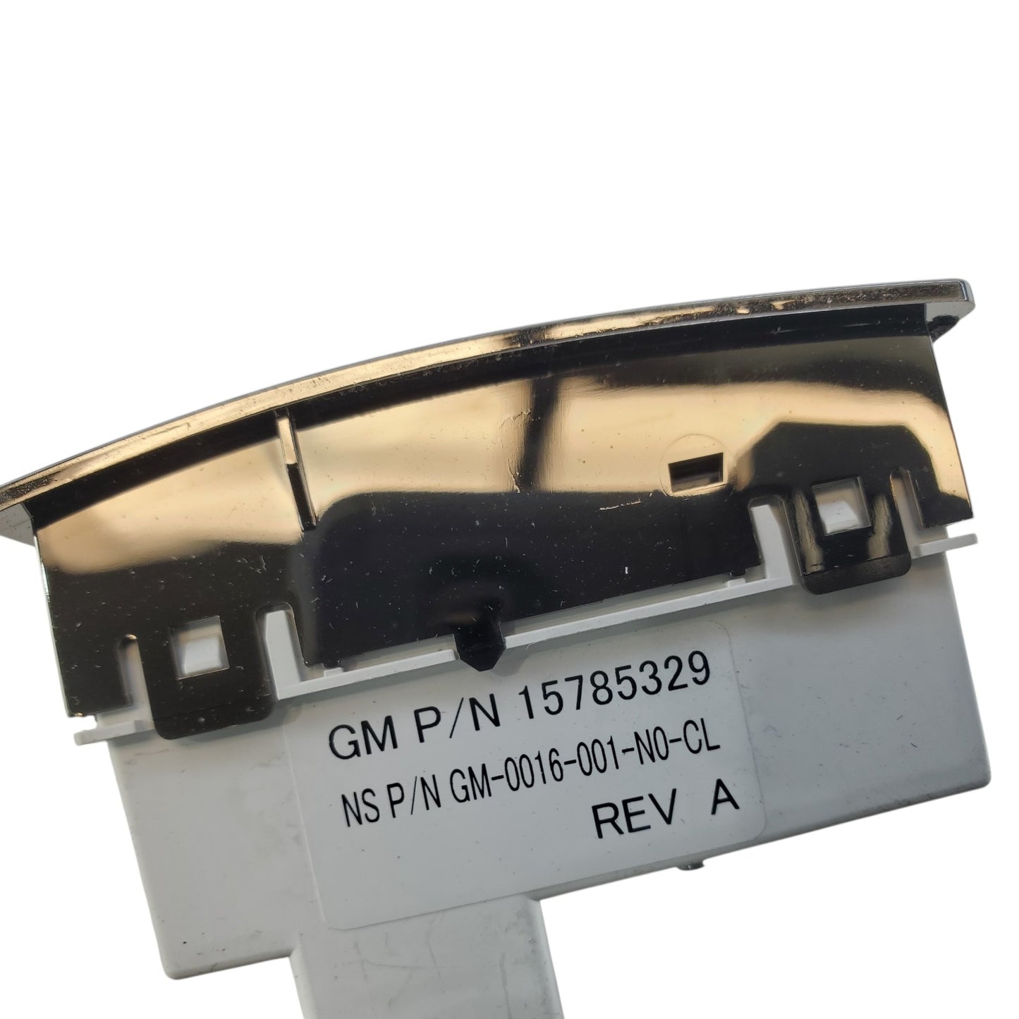 2006-2011 CADILLAC DTS CENTER DASH AIR VENT TRIM BEZEL W/ CLOCK OEM, 15785329
