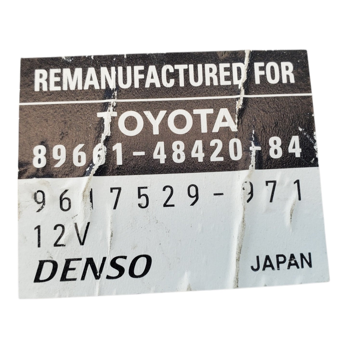 02-04 Toyota Highlander Computer Brain Engine Control ECU ECM EBX 89661-48420