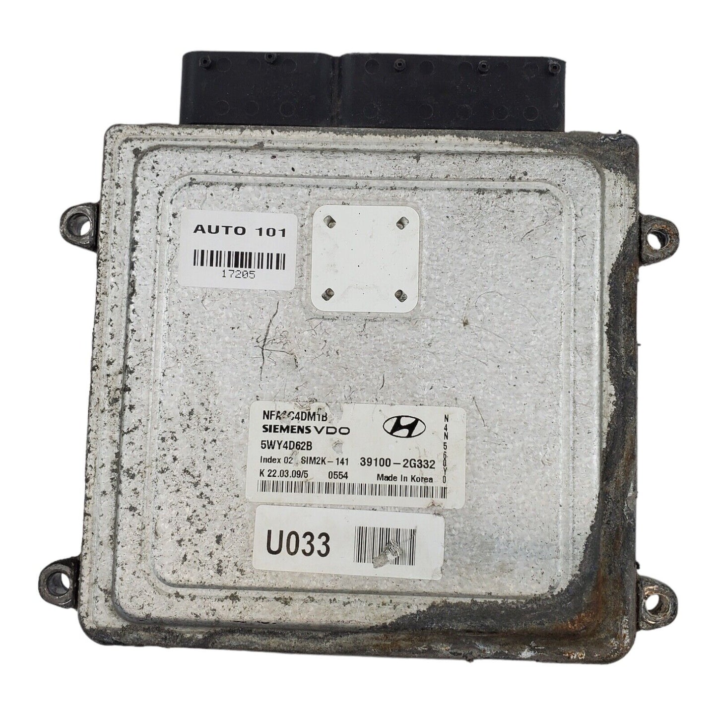 2009 09 10 HYUNDAI SONATA 2.4L AT ENGINE COMPUTER MODULE ECU ECM 39100-2G332 OEM
