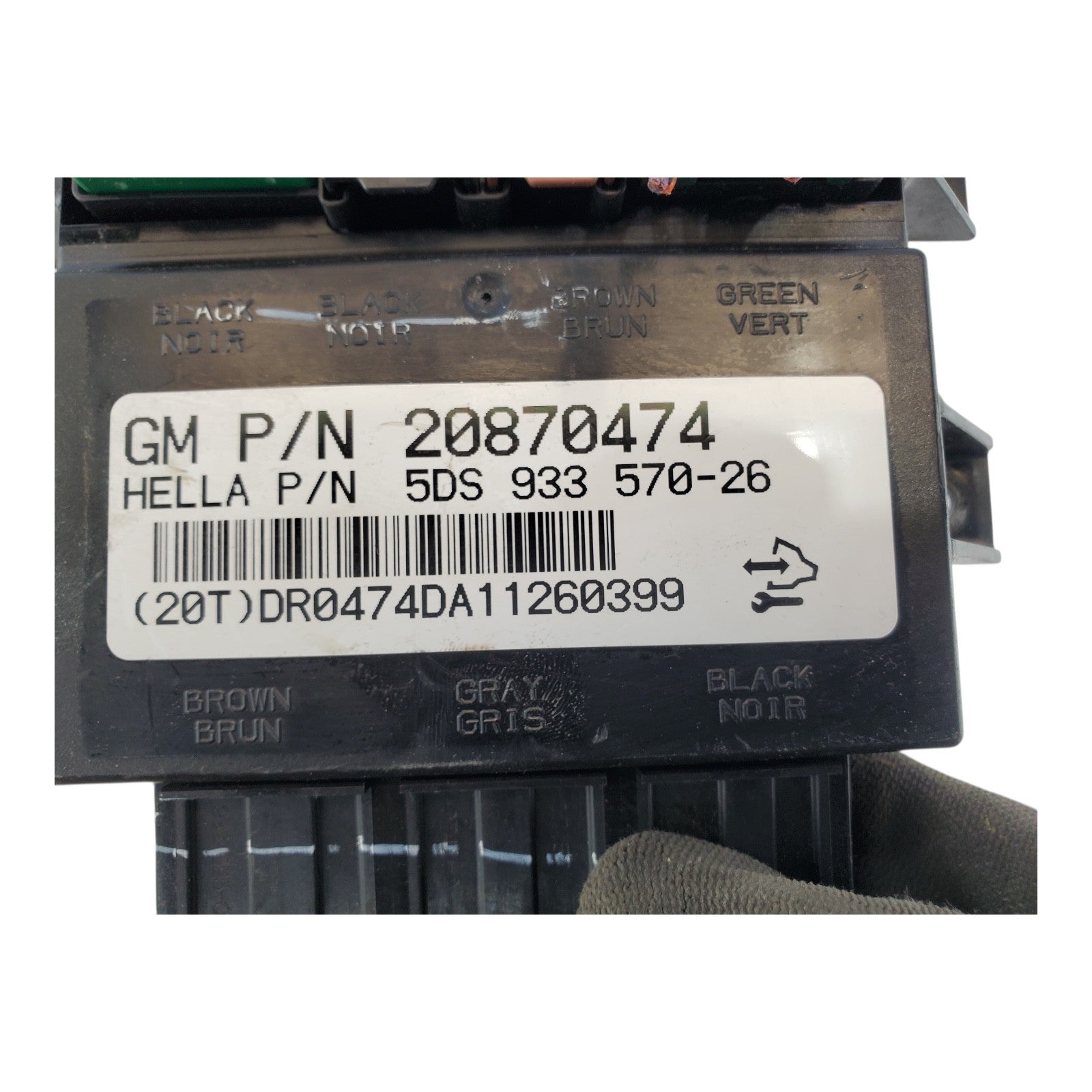 07 - 14 Chevrolet GMC Cadillac Seat Control Module Front Left LH 20870474 OEM