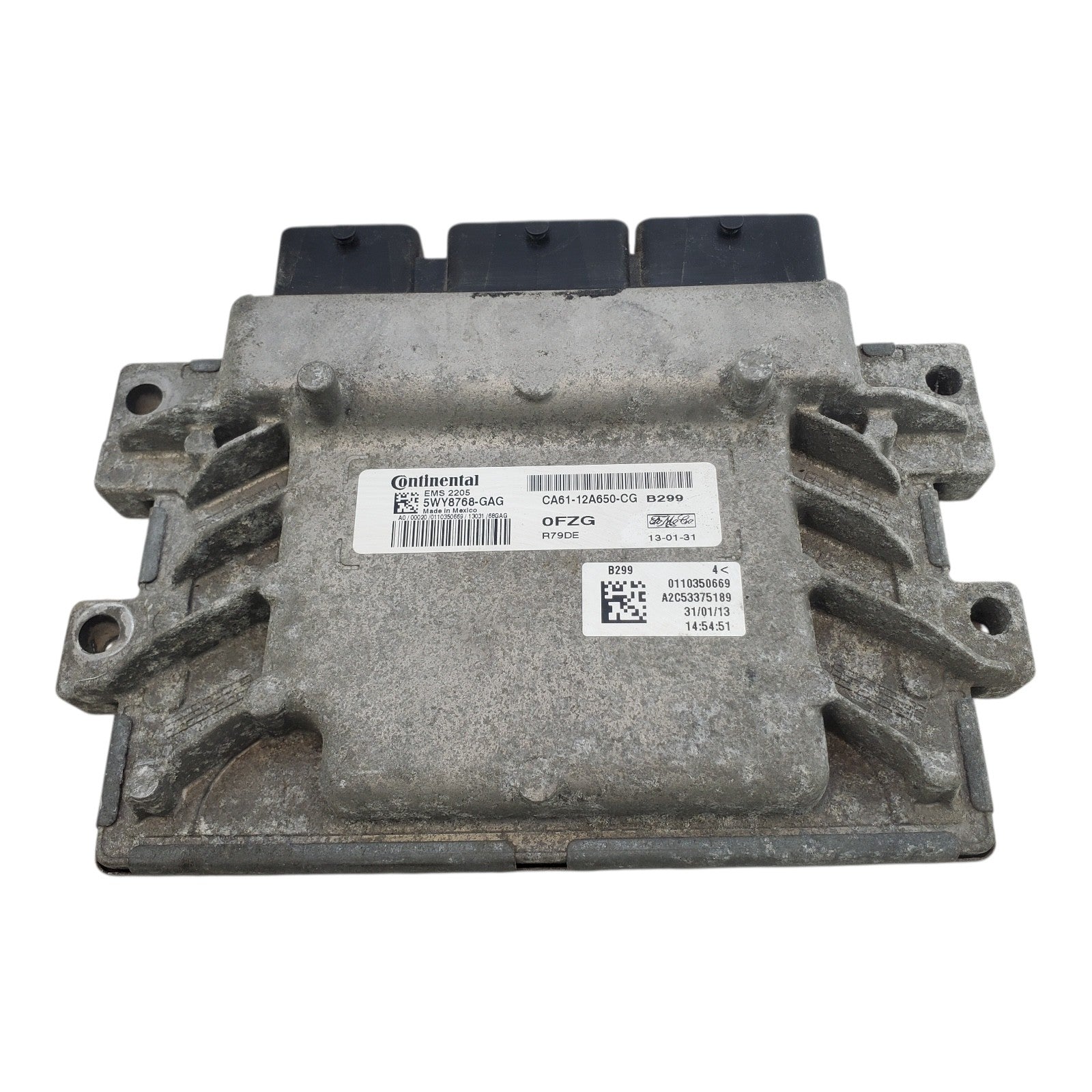 🦅🚗 2012-2013 Ford Fiesta  1.6L 2013 Engine Control Module ECU 5WY8768-GAG A2